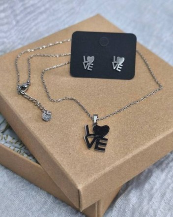 25  α  σετ  κολιε σκουλαρικια LOVE (1)